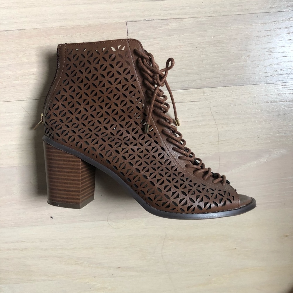 FOREVER21 Lace-Up Heels